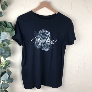 Joe Fresh | Mais Oui "But Yes" Navy Tee Size Large